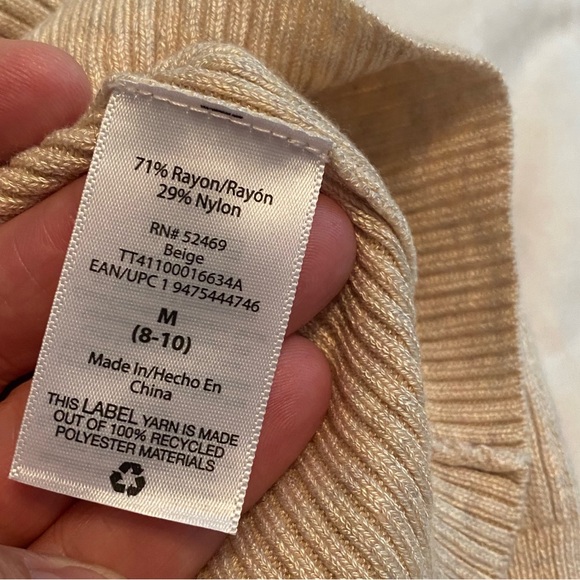 Time and True crocheted cardigan, medium 8 to 10 new with tags long - Picture 4 of 9